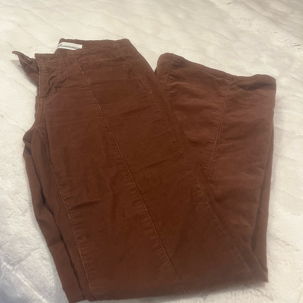 Brown Corduroy Women's Pants